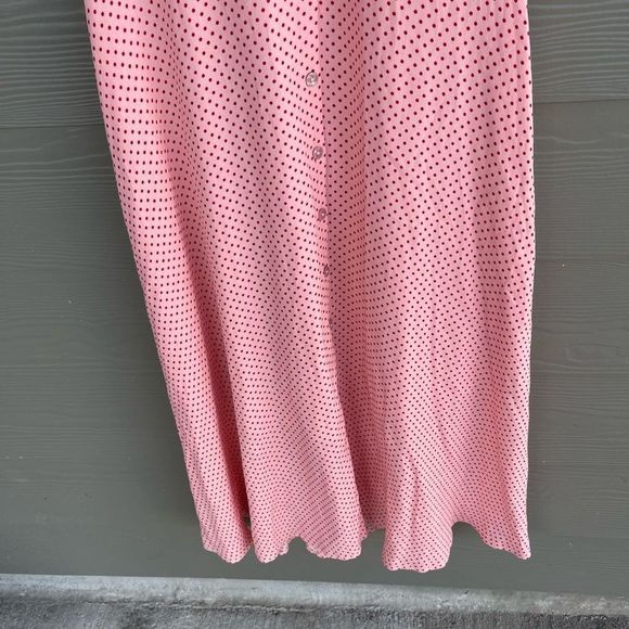 The Nines by Hatch pink polka dot dress - Picture 8 of 11